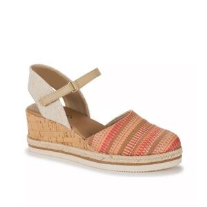 BareTraps Multicolor Alycia Wedge Sandals Size 8.5